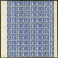 ** No 31, Feuille De Cent Ex N°279a, Bdf Avec Date 7.4.34 Et N°55366 à Gauche. - TB - Coil Stamps