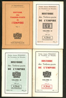 Histoire Des TP De L'Empire Vol. I + 3 Fascicules N°II, III Et IV, Par Le Dr Fromaigeat, Brochés. - TB - Other & Unclassified