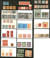 * 1900-1953, Des Valeurs Moyennes Dont Qqs Non Dentelés (*), 162 à 169 (deux Obl), St Nazaire (2), Etc. - TB Ou B - Collections
