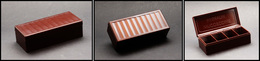 Boîte Publicitaire En Bakelite "Hydralin Mucosodine", 4 Comp., 105x45x30mm. - TB - Stamp Boxes