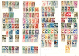 ** Collection. 1936-1958 (Poste, PA, Taxe), Valeurs Et Séries Moyennes, Des France-Libre. - TB - Sonstige & Ohne Zuordnung