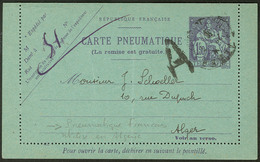 Lettre Précurseurs. CL Pneumatique 1.50f Violet Chaplain, Utilisée En Algérie. - TB - Other & Unclassified