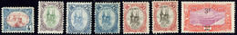 * Variétés. Nos 39b, 43a, 44a (2), 46a (2), 119a. - TB - Sonstige & Ohne Zuordnung