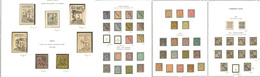 * Collection. 1890-1893 (Poste, Taxe), Valeurs Moyennes Et Séries Complètes, Qqs Ex Obl Dont Taxe 12 (def). - TB Ou B - Other & Unclassified