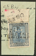 No 19, Bdf, Obl Cad Sebha Juin 43, Sur Petit Fragment. - TB - Andere & Zonder Classificatie