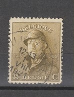 COB 172 Oblitération Centrale PHILIPPEVILLE - 1919-1920 Albert Met Helm