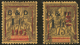 * Variétés. No 53 (Maury 54I Bd) Case 14, 53f (Maury 54X G) Pd. - TB (cote Maury) - Autres & Non Classés