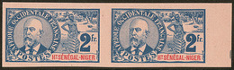 (*) HAUT-SENEGAL ET NIGER. Non Dentelé. No 16a, Paire Bdf. - TB - Sonstige & Ohne Zuordnung