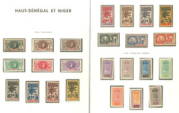 * HAUT-SENEGAL ET NIGER. Collection. 1906-1917 (Poste, Taxe), + Tchad Complet, Des Ex **. - TB - Andere & Zonder Classificatie