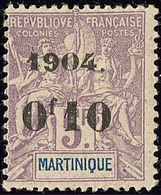 * "0" De 1904 En Caractères Déliés. No 59 (Maury 58III), Case 21. - TB. - R - Autres & Non Classés