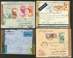 Lettre Lot. 1939-1944, 4 Enveloppes Affts Divers Dont Deux Affts Révolution. - TB - Sonstige & Ohne Zuordnung