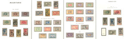 * Collection. 1906-1942 (Poste, PA, Taxe, BF), Valeurs Moyennes Et Séries Complètes, Des Ex Obl Dont Taxe 1/5, 7 Et 8. - - Autres & Non Classés