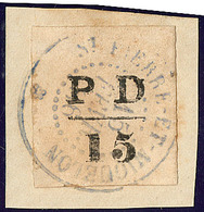 "P D". No 17, Sur Support. - TB. - R (Tillard 1886-3, Cote 2000 Euros) - Other & Unclassified