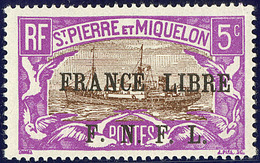 ** France-Libre. No 236, Pos. 20, Infime Froissure De Gomme Mais Très Frais. - TB. - R - Sonstige & Ohne Zuordnung