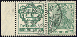 Timbres De Carnets (cote Michel). No 83 (Mi. #W2.17), Paire Avec Pub "H.Gühler", Bdf. - TB (cote Michel) - Andere & Zonder Classificatie