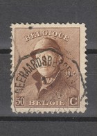 COB 174 Oblitération Centrale Télégraphe GERAARDSBERGEN - GRAMMONT 1 - 1919-1920 Roi Casqué