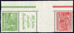 ** Timbres De Carnets. Nos 33 + 35 (Michel #SKZ2B), Paire Verticale Avec Pub Et Intervalle, Bdf. - TB (cote Michel) - Autres & Non Classés