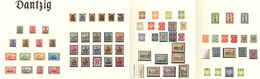 * DANTZIG. Collection. 1920-1939 (Poste, PA, Taxe, Service), Complète Sauf Les 33, 36 Et 37. - TB - Autres & Non Classés