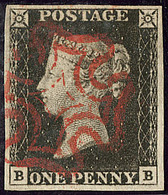 Penny Black. No 1, "B B". - TB - Autres & Non Classés
