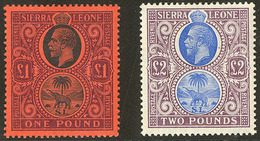 * SIERRA LEONE. Nos 105, 106. - TB - Sierra Leone (...-1960)