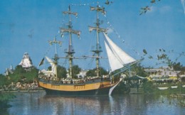 Disneyland Anaheim California - Columbia Sailing Ship , Frontierland 1961 - Disneyland