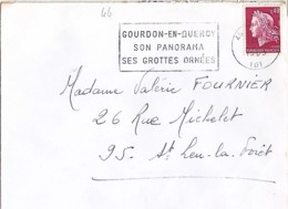 46 . LOT . 46-GOURDON . OBL. TYPE SECAP  . 1969 - Mechanical Postmarks (Other)