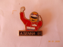 PIN'S - SENNA - 91 - Car Racing - F1