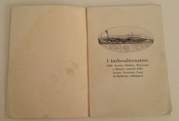 1926 - Ganz Società Anonima Di Elettricità - BRESCIA - BUDAPEST - MILANO - Fabbrica Electricity - Libri Antichi