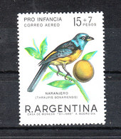 Argentina  -  1967. Cardellino Blu Giallo. Goldfinch Yellow Blue. MNH - Passeri