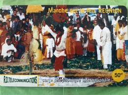 REUNION - Prepaid - TORC TELECOM - Marche Sur Le Feu  -  50 FF - Réunion