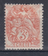 +D3432. Crete. Yvert 3. MH(*) - Ongebruikt