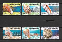 Papua New Guinea 2004 Marine Life - Shells MNH - Vita Acquatica