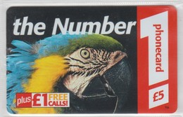 UNITED KINGDOM 2005 BIRDS PARROT THE NUMBER - Parrots