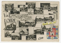 {59516} Val De Loire , Carte Et Multivues ; Chaumont , Chenonceaux , Amboise , Chinon , Saumur , Luynes , Langeais - Cartes Géographiques