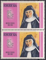 Rhodesia - 1970 - Famous Rhodesians - Mother Patrick - Dominican Nurse And Teacher - Rhodesia (1964-1980)
