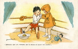 Illustrateur Jean Cheval - Dommage Que Les Marrons Que Tu Recois Ne Soient Pas Glacés - Boxe - Cheval