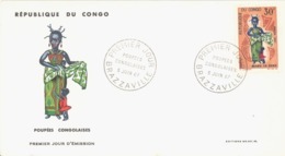 CONGO. FDC. CONGOLESE DOLL. 1967 - FDC
