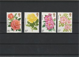 ROSES   ROYAUME -UNI  SERIE  4  VALEURS - Rosen