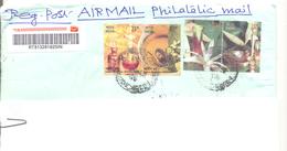 2019. India, The Letter Sent By Registered Air-mail Post To Moldova - Briefe U. Dokumente