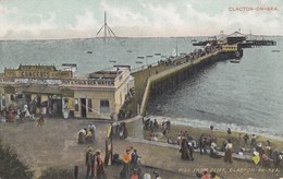 Postcard Pier From Cliff Clacton On Sea Essex My Ref  B13862 - Clacton On Sea