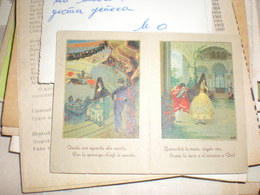 Small Old Callendar Litho Baciandoti La Mano Angelo Mio  Lascio La Terra E M Avoicino A Dio Involo Uno Squardo Alla Corr - Small : 1901-20