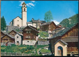 °°° 16076 - SVIZZERA - TI - BOSCO GURIN - WALSERDORF - 1986 With Stamps °°° - Bosco/Gurin