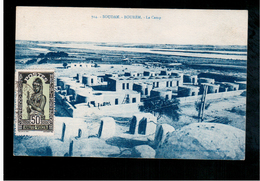 SOUDAN Bourem - Le Camp 1929 Old Postcard - Sudan