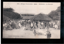 SOUDAN Afrique Occidentale Nr 263 Bamako- Le Marche  Fortier 1909 Old Postcard - Sudan