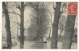 93 - ILE-SAINT-DENIS - Le Quai Du Saule Fleuri - Crue De Janvier 1910 - L'Ile Saint Denis