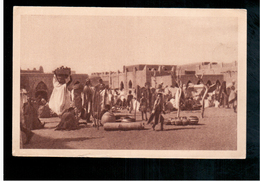 SOUDAN Tombouctou La Place Du Marche 1932 Old Postcard - Sudan