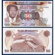 Billet Ouganda 50 Shilling - Oeganda