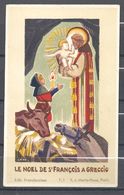 Image Pieuse Le Noël De St François à Greccio Signée Gabriel LOIRE - Andachtsbilder
