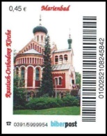 Biberpost: "Russisch-orthodoxe Kirche, Marienbad", Satz, Typ VI, Postfrisch - Sonstige