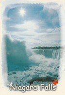 POSTAL DE CANADA, CATARATAS - NIAGARA FALLS. HORSESHOE FALLS, WINTER SUNLIGHT. PC57-NF128V. (781). ESCRITA. - Modern Cards